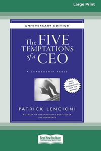 Produktbild: The Five Temptations of a CEO