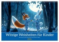 Produktbild: Witzige Weisheiten f&uuml;r Kinder (Wandkalender 2026 DIN A3 quer), CALVENDO Monatskalender