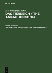 Produktbild: Dermaptera. Eudermaptera II