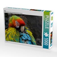 Produktbild: CALVENDO Puzzle Ara | 1000 Teile Lege-Gr&ouml;&szlig;e 64x48cm Foto-Puzzle f&uuml;r gl&uuml;ckliche Stunden