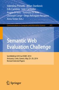 Produktbild: Semantic Web Evaluation Challenge