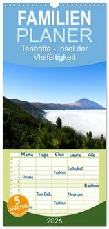 Produktbild: Familienplaner 2026 - Teneriffa - Insel der Vielf&auml;ltigkeit mit 5 Spalten (Wandkalender, 21 x 45 cm) CALVENDO
