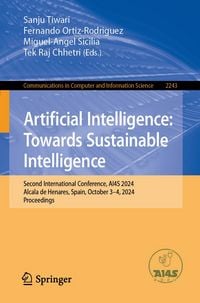 Produktbild: Artificial Intelligence: Towards Sustainable Intelligence