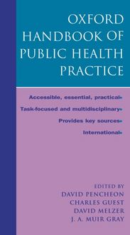 Produktbild: Oxford Handbook of Public Health Practice