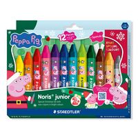 Produktbild: STAEDTLER Wachsmalkreiden Wachsmalkreide Promo Peppa 12er Set + Schaber, Weihnachten