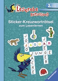 Produktbild: Leserabe: Sticker-Kreuzwortr&auml;tsel zum Lesenlernen (2. Lesestufe), t&uuml;rkis