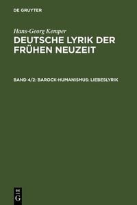 Produktbild: Barock-Humanismus: Liebeslyrik