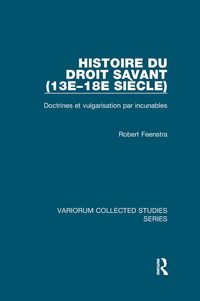 Produktbild: Histoire du droit savant (13e-18e si&egrave;cle)
