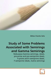 Produktbild: Saha, B: Study of Some Problems Associated with Semirings an