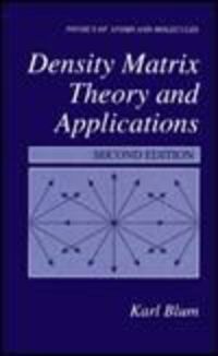 Produktbild: Density Matrix Theory and Applications