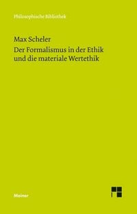 Produktbild: Der Formalismus in der Ethik und die materiale Wertethik