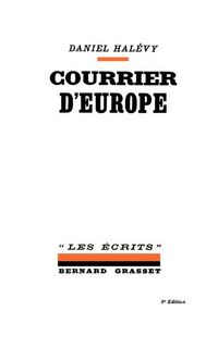 Produktbild: Courrier d'Europe