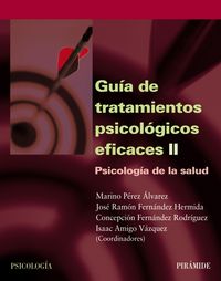 Produktbild: Gu&iacute;a de tratamientos psicol&oacute;gicos eficaces II