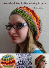 Produktbild: Arrowhead Slouchy Hat Knitting Pattern