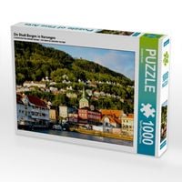 Produktbild: CALVENDO Puzzle Die Stadt Bergen in Norwegen | 1000 Teile Lege-Gr&ouml;&szlig;e 64x48cm Foto-Puzzle f&uuml;r gl&uuml;ckliche Stunden