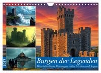 Produktbild: Burgen der Legenden (Wandkalender 2027 DIN A4 quer), CALVENDO Monatskalender