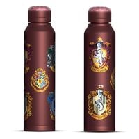 Produktbild: Flasche Harry Potter (Colourful Crest) Slim Metal