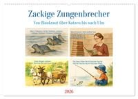 Produktbild: Zackige Zungenbrecher (Wandkalender 2026 DIN A2 quer), CALVENDO Monatskalender