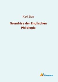 Produktbild: Grundriss der Englischen Philologie