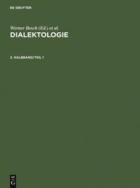 Produktbild: Dialektologie. 2. Halbband