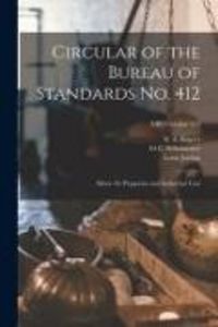 Produktbild: Circular of the Bureau of Standards No. 412