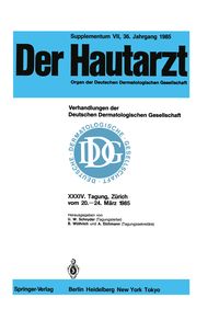 Produktbild: Verhandlungen der Deutschen Dermatologischen Gesellschaft