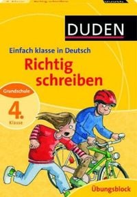Produktbild: Einfach klasse in Deutsch &ndash; Richtig schreiben 4. Klasse &ndash; &Uuml;bungsblock