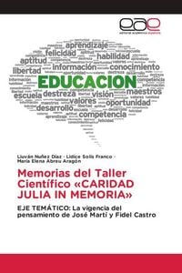 Produktbild: Memorias del Taller Cient&iacute;fico 'CARIDAD JULIA IN MEMORIA'