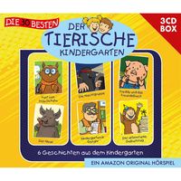 Produktbild: Die 30 besten: Der tierische Kindergarten - 3CD H&ouml;rspielbox