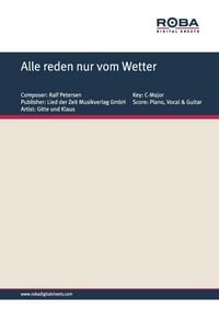 Produktbild: Alle reden nur vom Wetter