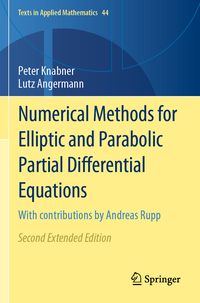 Produktbild: Numerical Methods for Elliptic and Parabolic Partial Differential Equations