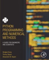 Produktbild: Python Programming and Numerical Methods