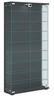 Produktbild: Holz Glas Stand Vitrine Sammelvitrine Stelas L