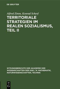 Produktbild: Territoriale Strategien im realen Sozialismus, Teil II