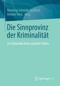 Produktbild: Die Sinnprovinz der Kriminalit&auml;t