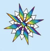 Produktbild: Stickers-Shiny Snowflakes Stic