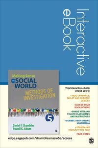 Produktbild: Chambliss, D: Making Sense of the Social World Interactive e