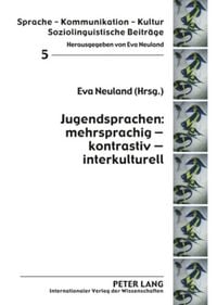 Produktbild: Jugendsprachen: mehrsprachig &ndash; kontrastiv &ndash; interkulturell