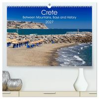 Produktbild: Crete - Between Mountains, Bays and History (High Quality Premium Wall Calendar 2027 DIN A2 landscape),CALVENDO 12 Month Wall Calendar