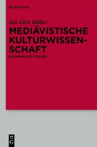 Produktbild: Medi&auml;vistische Kulturwissenschaft