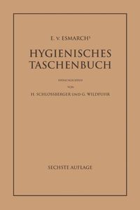 Produktbild: E. von Esmarch's Hygienisches Taschenbuch