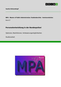 Produktbild: Personalentwicklung in der Bundespolizei