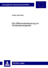 Produktbild: Die Differenzbesteuerung im Umsatzsteuergesetz