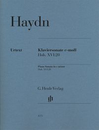 Produktbild: Joseph Haydn - Klaviersonate c-moll Hob. XVI:20