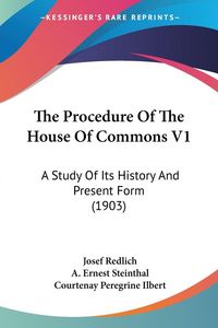 Produktbild: The Procedure Of The House Of Commons V1