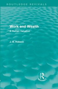 Produktbild: Hobson, J: Work and Wealth