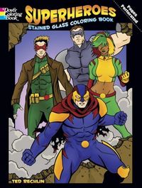 Produktbild: Superheroes Stained Glass Colo