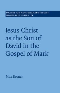 Produktbild: Jesus Christ as the Son of David in the Gospel of Mark