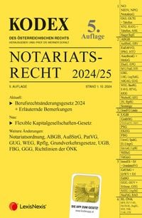Produktbild: KODEX Notariatsrecht 2024/25 - inkl. App