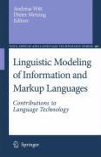 Produktbild: Linguistic Modeling of Information and Markup Languages